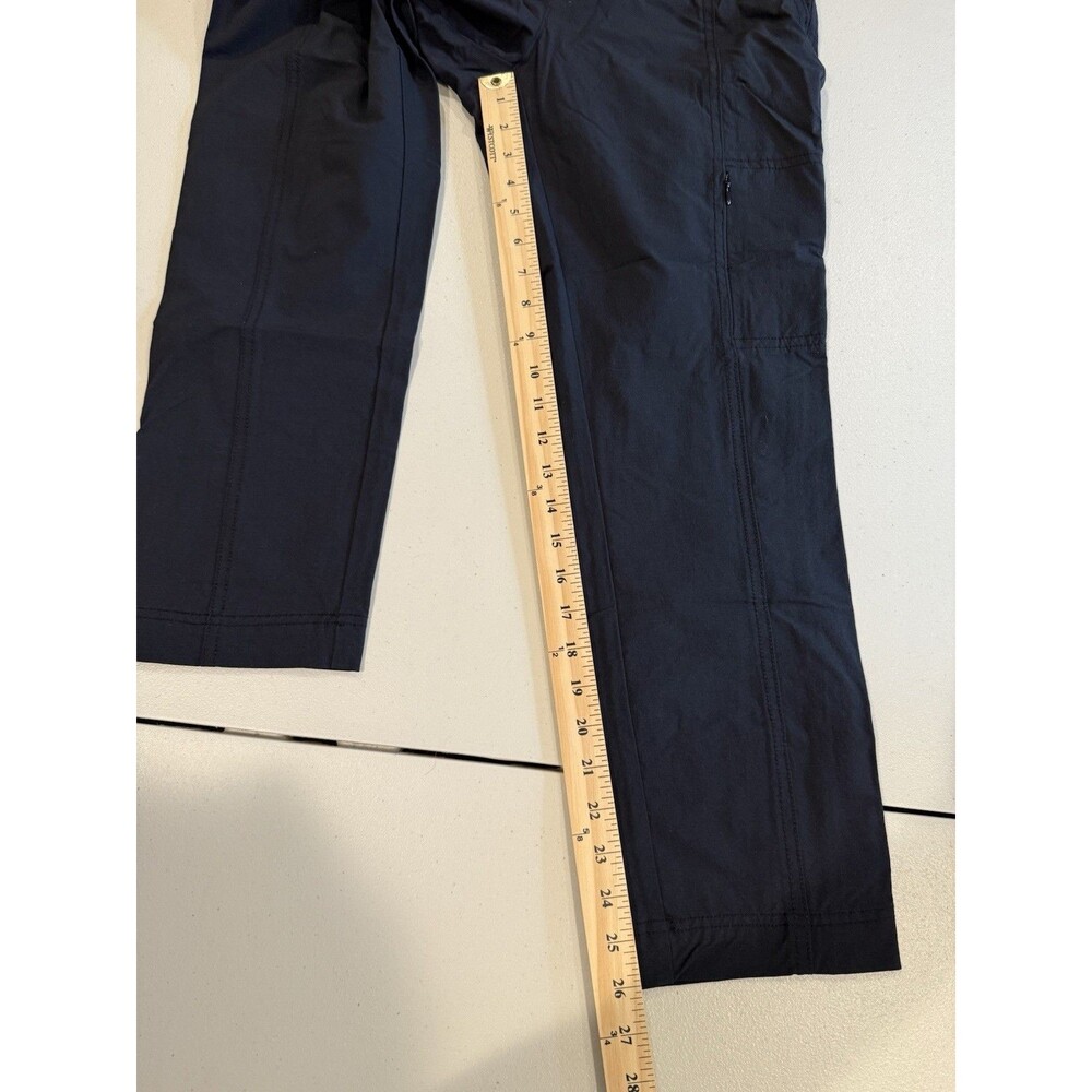 Athleta Pants Womens 8 Black Stretch Athletic Travel Hiking Minimal Athleisure - Picture 5 of 7